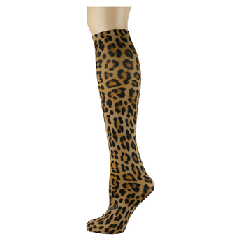 Jaguar on Taupe Knee Highs